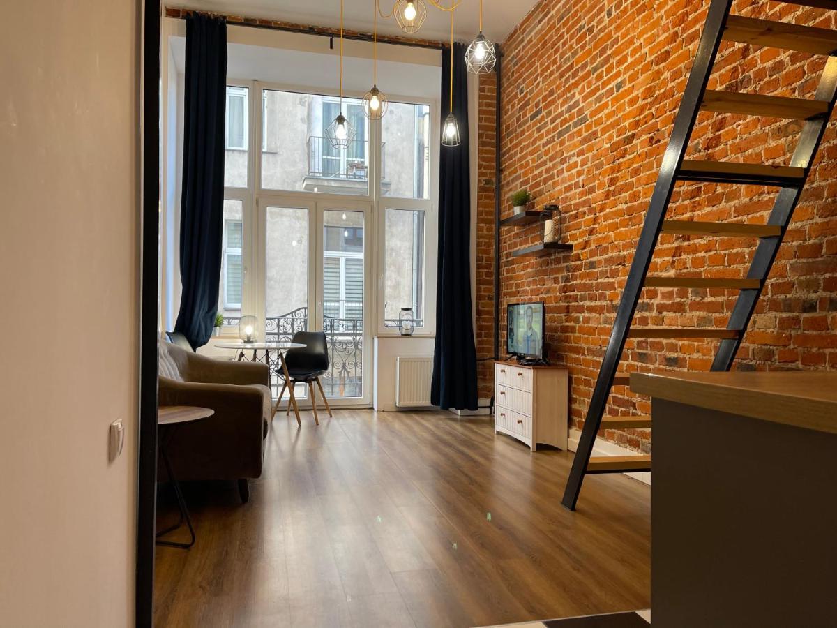 Appartamento Urokliwy Loft W Ncl Kamienica Vabank Nr 18 Łódź Esterno foto